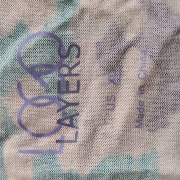 Logo Layers By Lori Goldstein Asymmetrical Tunic Tank Size XL - Picture 3 of 7